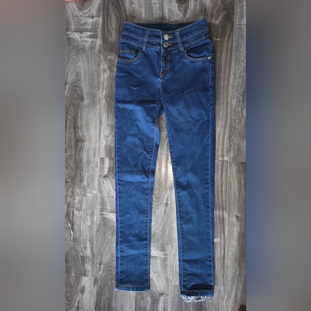 Forever 21 Dark Blue Skinny Jeans